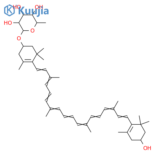 Zeaxanthin; (3R,3'R,9Z)-form, 3-O-α-L-Rhamnopyranoside structure