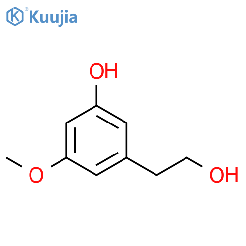 3-(2-hydroxyethyl)-5-methoxyphenol structure