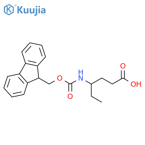 Hexanoic acid, 4-[[(9H-fluoren-9-ylmethoxy)carbonyl]amino]- structure