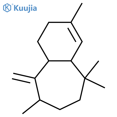 8-Methyl-2,7(14)-himachaladiene; (1R,6S,8S)-form structure