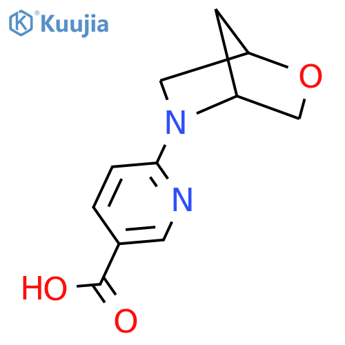 6-(2-Oxa-5-azabicyclo[2.2.1]heptan-5-yl)nicotinic acid structure