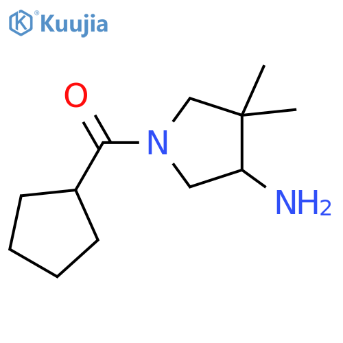 Methanone, (4-amino-3,3-dimethyl-1-pyrrolidinyl)cyclopentyl- structure