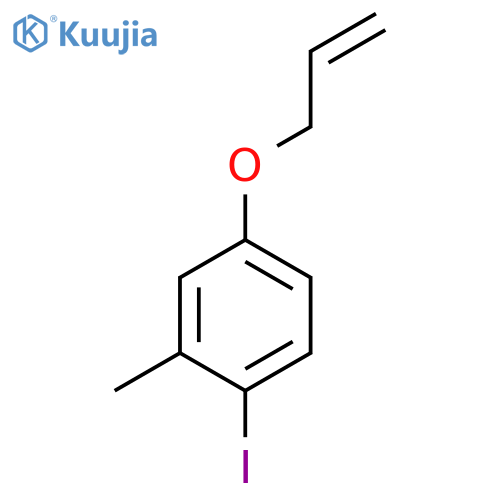 1-Iodo-2-methyl-4-(prop-2-en-1-yloxy)benzene structure
