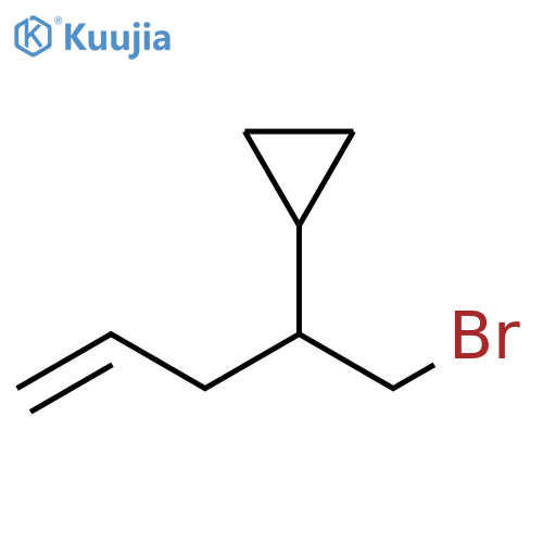 Cyclopropane, [1-(bromomethyl)-3-buten-1-yl]- structure