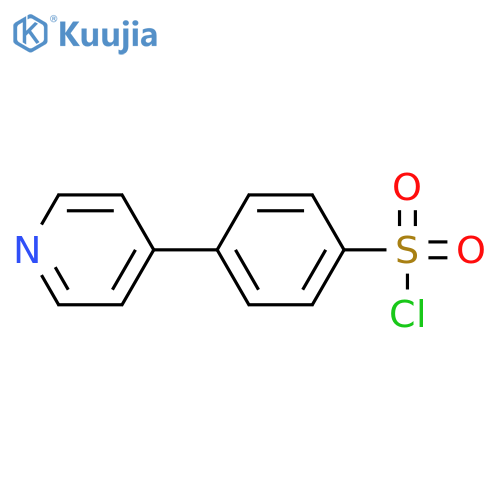 Benzenesulfonyl chloride, 4-(4-pyridinyl)- structure