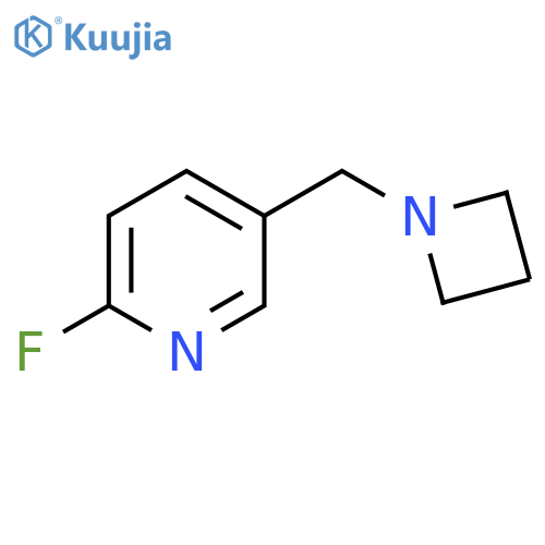 5-[(Azetidin-1-yl)methyl]-2-fluoropyridine structure