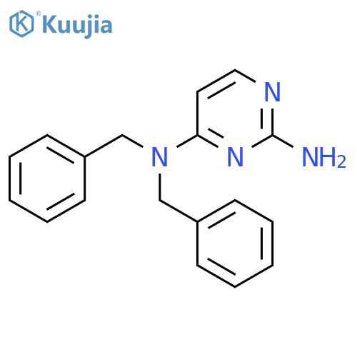 N4,N4-Dibenzylpyrimidine-2,4-diamine structure
