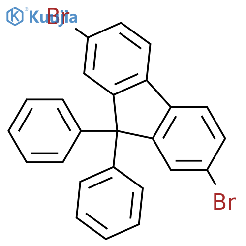 2,7-Dibromo-9,9-diphenylfluorene structure