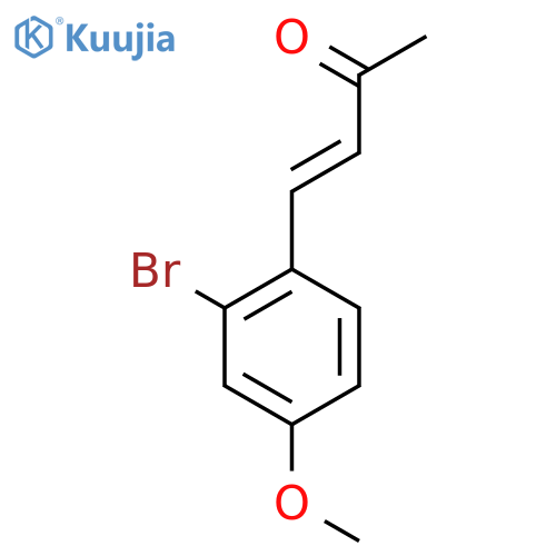 4-(2-Bromo-4-methoxyphenyl)but-3-en-2-one structure