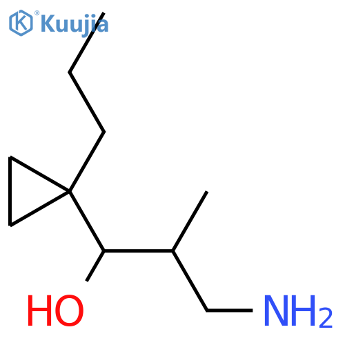 Cyclopropanemethanol, α-(2-amino-1-methylethyl)-1-propyl- structure