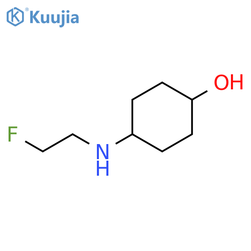 Cyclohexanol, 4-[(2-fluoroethyl)amino]- structure