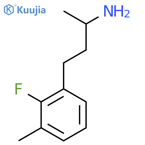4-(2-Fluoro-3-methylphenyl)butan-2-amine structure