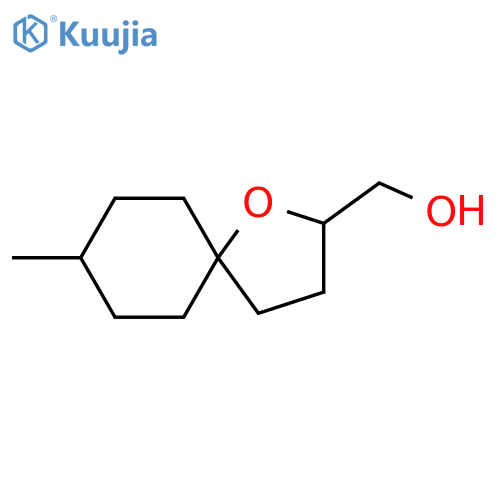 1-Oxaspiro[4.5]decane-2-methanol, 8-methyl- structure