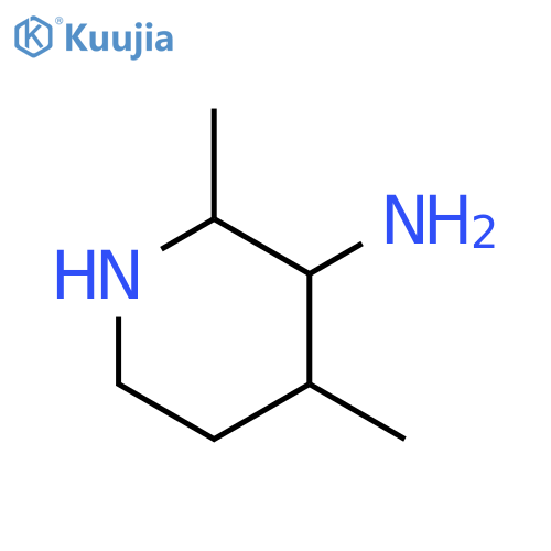 2,4-dimethylpiperidin-3-amine structure