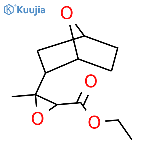 Ethyl 3-methyl-3-{7-oxabicyclo[2.2.1]heptan-2-yl}oxirane-2-carboxylate structure