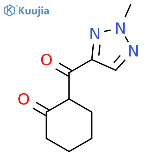 2-(2-Methyl-2H-1,2,3-triazole-4-carbonyl)cyclohexan-1-one structure