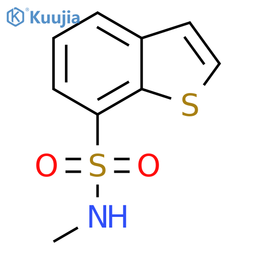 N-Methyl-1-benzothiophene-7-sulfonamide structure