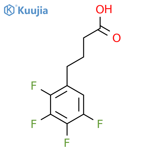 4-(2,3,4,5-Tetrafluorophenyl)butanoic acid structure