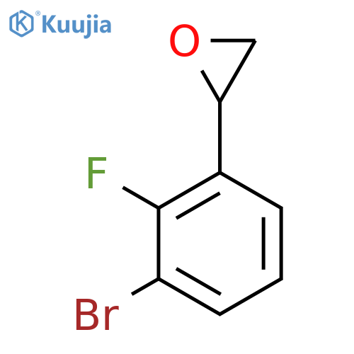 2-(3-Bromo-2-fluorophenyl)oxirane structure
