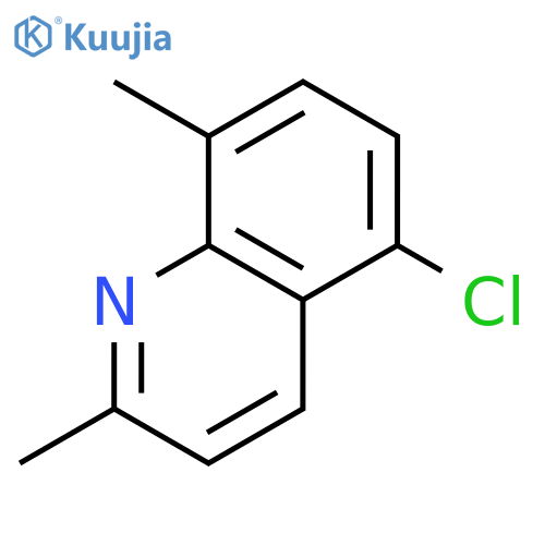 5-Chloro-2,8-dimethylquinoline structure