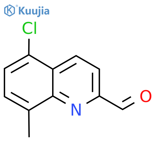 5-Chloro-8-methylquinoline-2-carbaldehyde structure