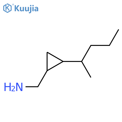[2-(Pentan-2-yl)cyclopropyl]methanamine structure