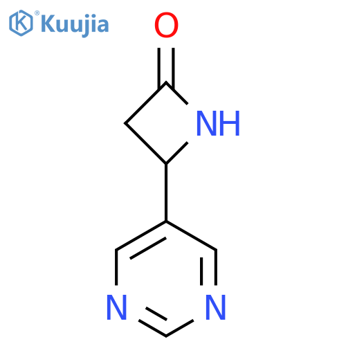 4-(Pyrimidin-5-yl)azetidin-2-one structure