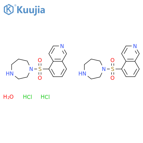 Fasudil HydrochlorideHemihydrate structure