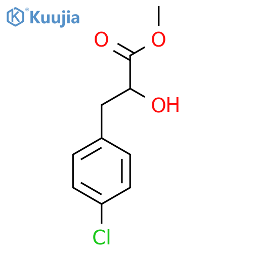 methyl 3-(4-chlorophenyl)-2-hydroxypropanoate structure