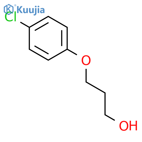 1-Propanol, 3-(4-chlorophenoxy)- structure