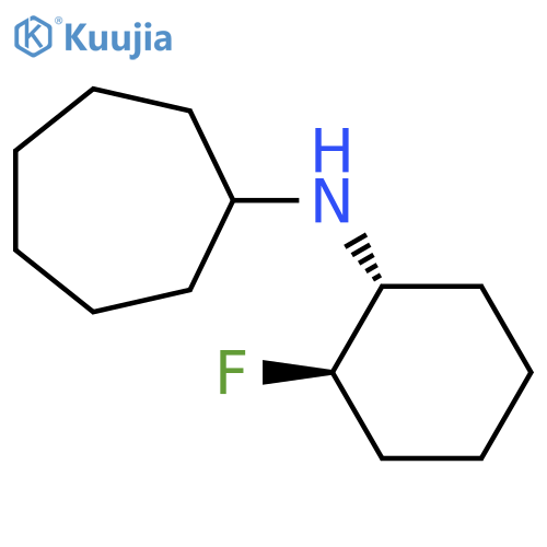 N-[(1R,2R)-2-Fluorocyclohexyl]cycloheptanamine structure