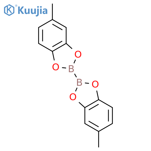 2,2'-Bi-1,3,2-benzodioxaborole, 5,5'-dimethyl- structure