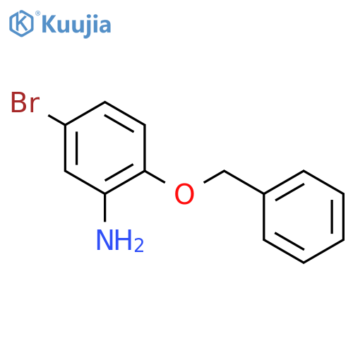 2-(Benzyloxy)-5-bromoaniline structure