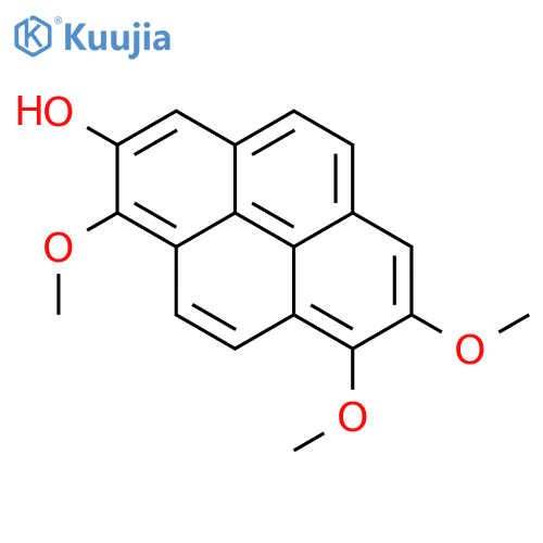 2-Pyrenol, 1,7,8-trimethoxy- structure