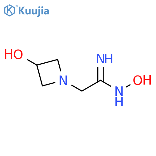 (Z)-N'-hydroxy-2-(3-hydroxyazetidin-1-yl)acetimidamide structure