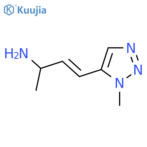 4-(1-methyl-1H-1,2,3-triazol-5-yl)but-3-en-2-amine structure