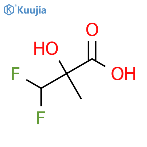 3,3-difluoro-2-hydroxy-2-methylpropanoic acid structure