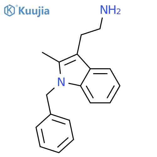 2-(1-Benzyl-2-methyl-1H-indol-3-yl)ethanamine structure