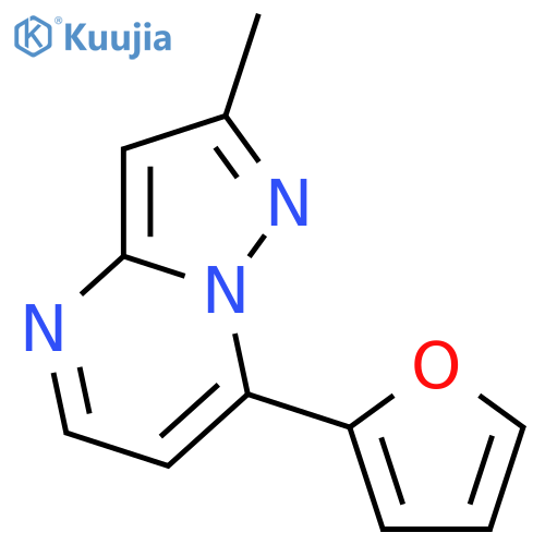 7-(2-furyl)-2-methylpyrazolo[1,5-a]pyrimidine structure