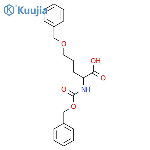 5-(Benzyloxy)-2-{[(benzyloxy)carbonyl]amino}pentanoic acid structure