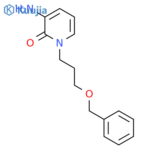 3-Amino-1-[3-(benzyloxy)propyl]-1,2-dihydropyridin-2-one structure