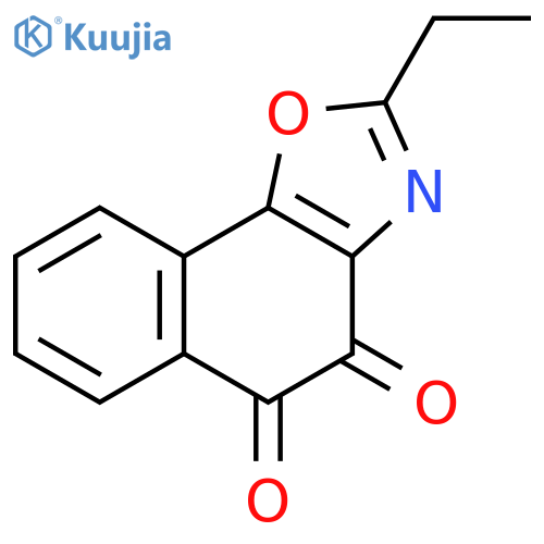 Naphth[2,1-d]oxazole-4,5-dione, 2-ethyl- structure