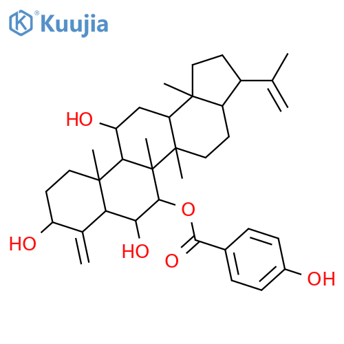 24-Nor-4(23),22(29)-hopadiene-3,6,7,11-tetrol; (3β,6β,7β,11α)-form, 7-O-(4-Hydroxybenzoyl) structure