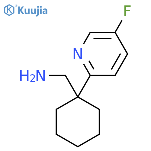 1-(5-fluoropyridin-2-yl)cyclohexylmethanamine structure