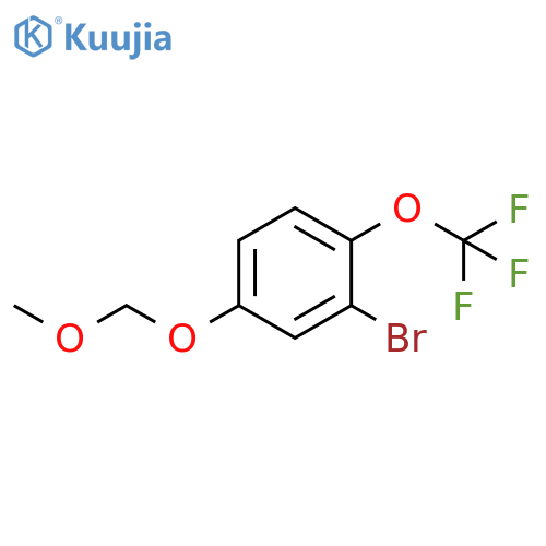 2-Bromo-4-(methoxymethoxy)-1-(trifluoromethoxy)benzene structure
