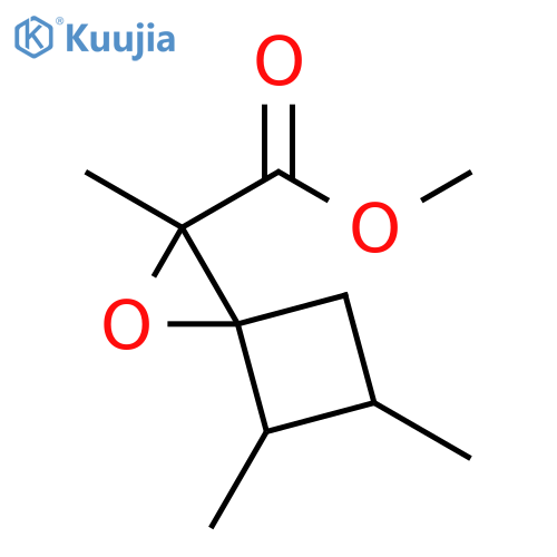 1-Oxaspiro[2.3]hexane-2-carboxylic acid, 2,4,5-trimethyl-, methyl ester structure