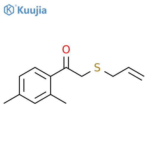 Ethanone, 1-(2,4-dimethylphenyl)-2-(2-propen-1-ylthio)- structure