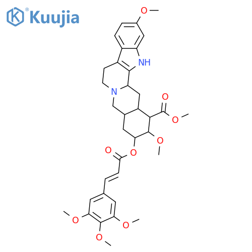 Reserpic acid; 3-Epimer, O-(3,4,5-trimethoxycinnamoyl), Me ester structure