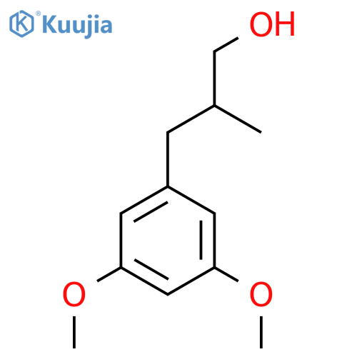3-(3,5-Dimethoxyphenyl)-2-methylpropan-1-ol structure