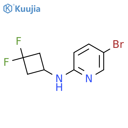5-Bromo-N-(3,3-difluorocyclobutyl)pyridin-2-amine structure